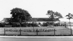 Broadhurst Park changing room and rest garden 1972 image
